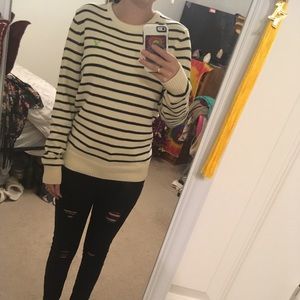 American Eagle striped sweater
